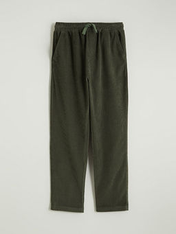 Beli Lastikli Kadife Erkek ?ocuk Pantolon