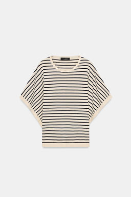 TOP PUNTO MANGA ANCHA / rayas - Zara фото 6