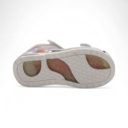 Сандалии детские В566-18 бело фиолетовые