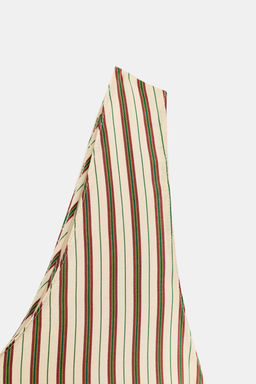 TOP TIRANTES RAYAS ZW COLLECTION / Crudo / Granate - Zara фото 11
