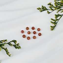 Бусины для украшений из Клубничного кварца (10 шт)