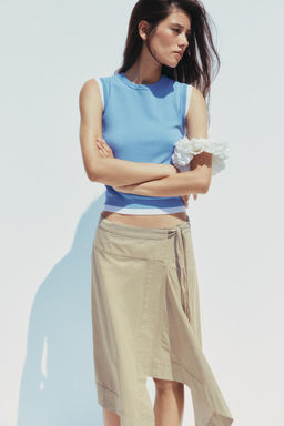 DOUBLE LAYER TRIM KNIT TOP - Zara фото 8