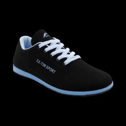 Кроссовки 5014-3 черно голубые