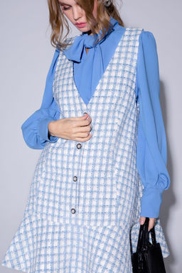 Блуза Pirs 4431 голубой  фото 2