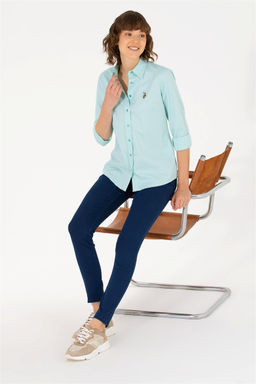 Женские голубые джинсовые брюки - U.s. polo assn фото 8