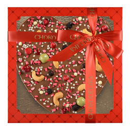 Шоколад молочный с кешью Любящее сердце 180 гр