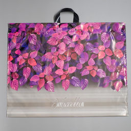 Цена за 25 шт. Пакет Новелла, полиэтиленовый с петлевой ручкой, 71?55 см, 90 мкм