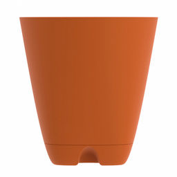 Горшок для цветов Гранд 2л, д14,5см, h15см, с поддоном, система прикорневого полива, карамельный, полипропилен (Россия) - Домашняя Мода фото 3