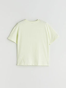 Bisiklet Yaka K?z ?ocuk Ti??rt