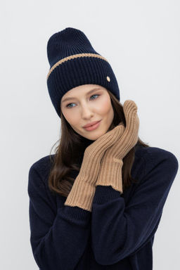 ЕВ 20007/24ш/темно-синий шапка жен