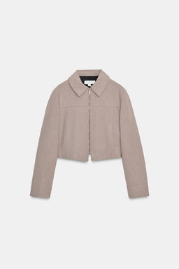 SHORT ZIP-UP JACKET - Zara фото 5