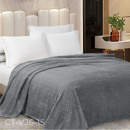 Плед Велсофт Jacquard Premium ПВЖ-082 1,5-сп.