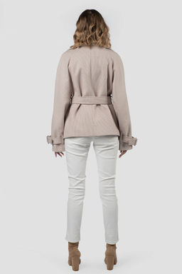 01-12223 Пальто женское демисезонное (пояс) - El podio фото 5