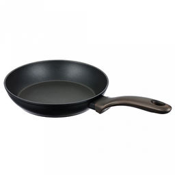 Сковорода с антипригарным покрытием "Maestro" д26см, h5см, s2,6мм, дно s3,2мм, кованный алюминий, бакелитовая ручка с покрытием "soft-touch", капсульное дно, "Regent" (Китай) Подходит для всех видов плит, включая индукционную.