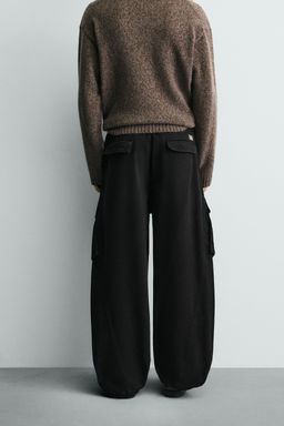 RELAXED FIT CARGO TROUSERS - Zara фото 3