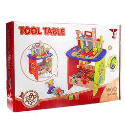 Игровой набор «Столярная мастерская», 89 деталей, 34.7×29.5×31 см