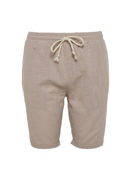TRENDYOL MAN Ekru Regular Fit Keten Gorunumlu Sort TMNSS23SR00030 - Trendyolmilla фото 30