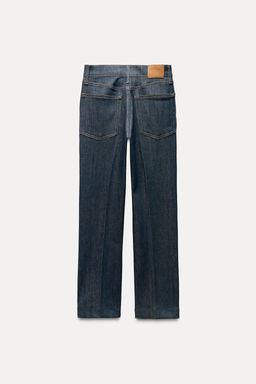 ZW COLLECTION HIGH-WAIST BOOTCUT CROPPED JEANS - Zara фото 16