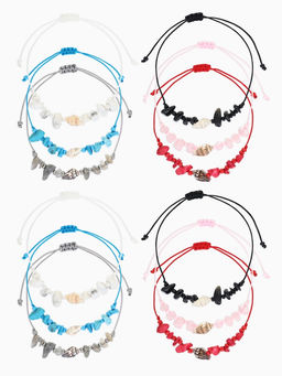 Цена за 12 шт. Браслет «Морской. Ракушка с крошкой перламутра», d=6 см, МИКС