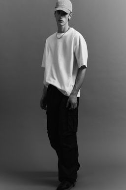 Camiseta de algodon Oversized Fit - H&m фото 4