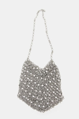 MINI BEADED BUCKET BAG - Zara фото 7