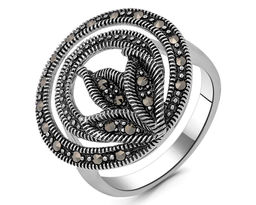 Кольцо, марказит, SL-AGA390