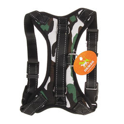 Шлейка К7 мягкая светоотражающая, размер S, ОГ 44-55 см, вес 5-9 кг хаки - Пижон фото 6