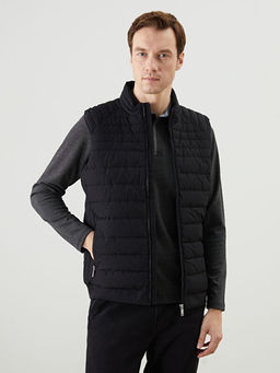 Standart Kal?p Dik Yaka Erkek ?i?me Yelek