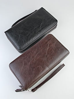 YK Кошелек мужской на 2 молнии 309-2