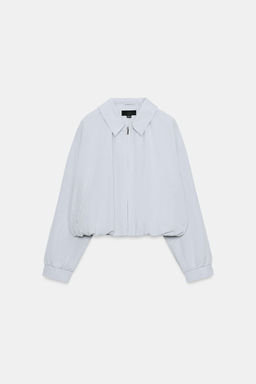 CHAQUETA BOMBER GLOBO / Celeste - Zara фото 7