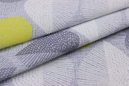 Рогожка Геометрические листочки, ш.1.5м, хлопок-100%, 160гр/м.кв - Купава фото 5