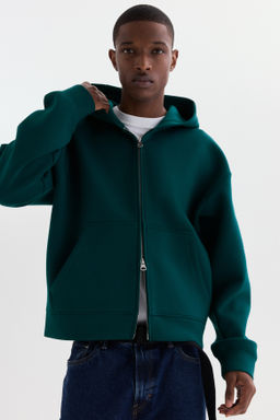 Chaqueta sudadera efecto neopreno Loose Fit - H&m фото 5
