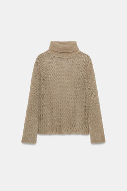 JERSEY PUNTO CALADO 100% LINO / Cuerda - Zara фото 6