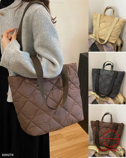 Сумка женская на плечо стеганая из болоньи