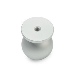 Ручка-кнопка мебельная CAPPIO RK146, d=25 мм, цвеи матовый хром