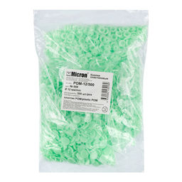 Кнопка Micron POM-12/500 Кнопки пластиковые пластик d 12 мм 500 шт. № 009 салатовый