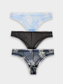 Цена за 2 штуки! Трусы бразилиана женские в наборе, 3 шт - Mark formelle фото 8