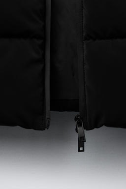 LONG PUFFER COAT WITH LABEL - Zara фото 6