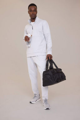 DeFactoFit Standart Fit Sporcu Jogger Esofman Alt? Standart Paca Skuba Dalg?c Kumas  фото 2