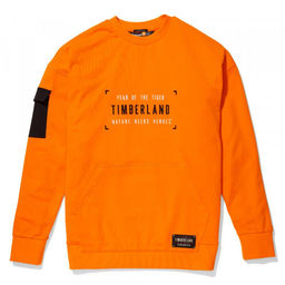 Мужская толстовка Timberland Sweatshirt CNY Crew Neck Relaxed оранжевая фото 9