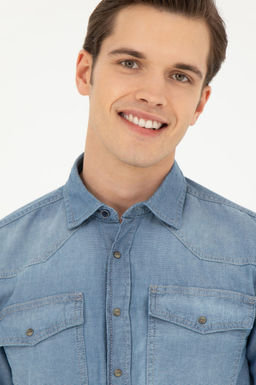 Erkek A__k Mavi Jean G_mlek - U.s. polo assn фото 2