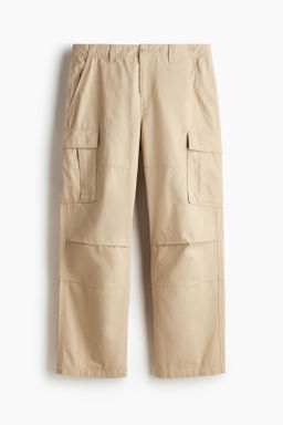 Pantal?n cargo de algod?n Relaxed Fit - H&m фото 3
