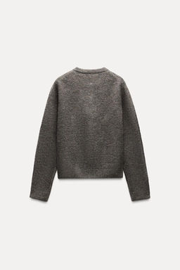 KNIT CARDIGAN WITH METAL BALL BUTTONS - Zara фото 7