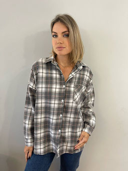 K11205 Рубашка OVER SIZE РОЗОВЫЙ_02 - Brend фото 10