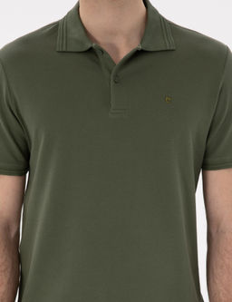 Haki Regular Fit %100 Pamuk Polo Yaka Basic Ti__rt - Pierre cardin фото 6