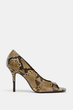 ANIMAL PRINT OPEN TOE SHOES - Zara фото 2