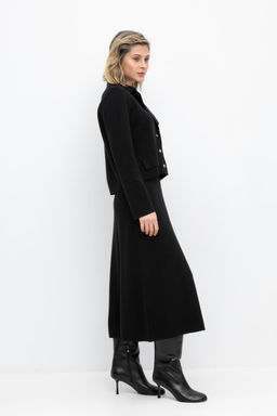 ЕВ 737/ш/черный юбка жен