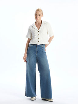 Baggy Fit Kad?n Jean Pantolon