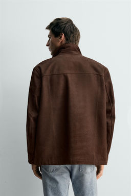LIMITED EDITION LEATHER JACKET - Zara фото 3