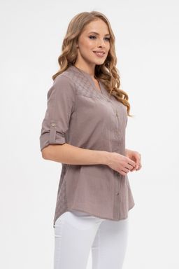Рубашка М-479капучино